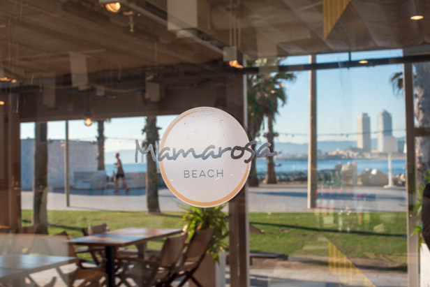 Mamarosa Beach; Resturante lounge en Barcelona